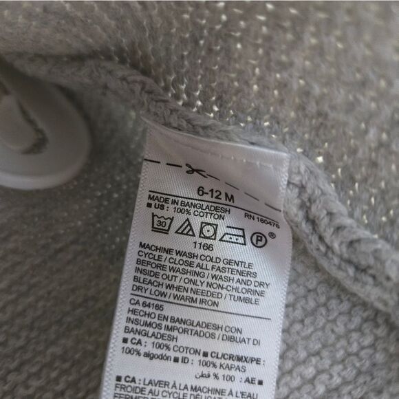 NWOT Old Navy knit sweater size 6-12 m - Picture 4 of 4